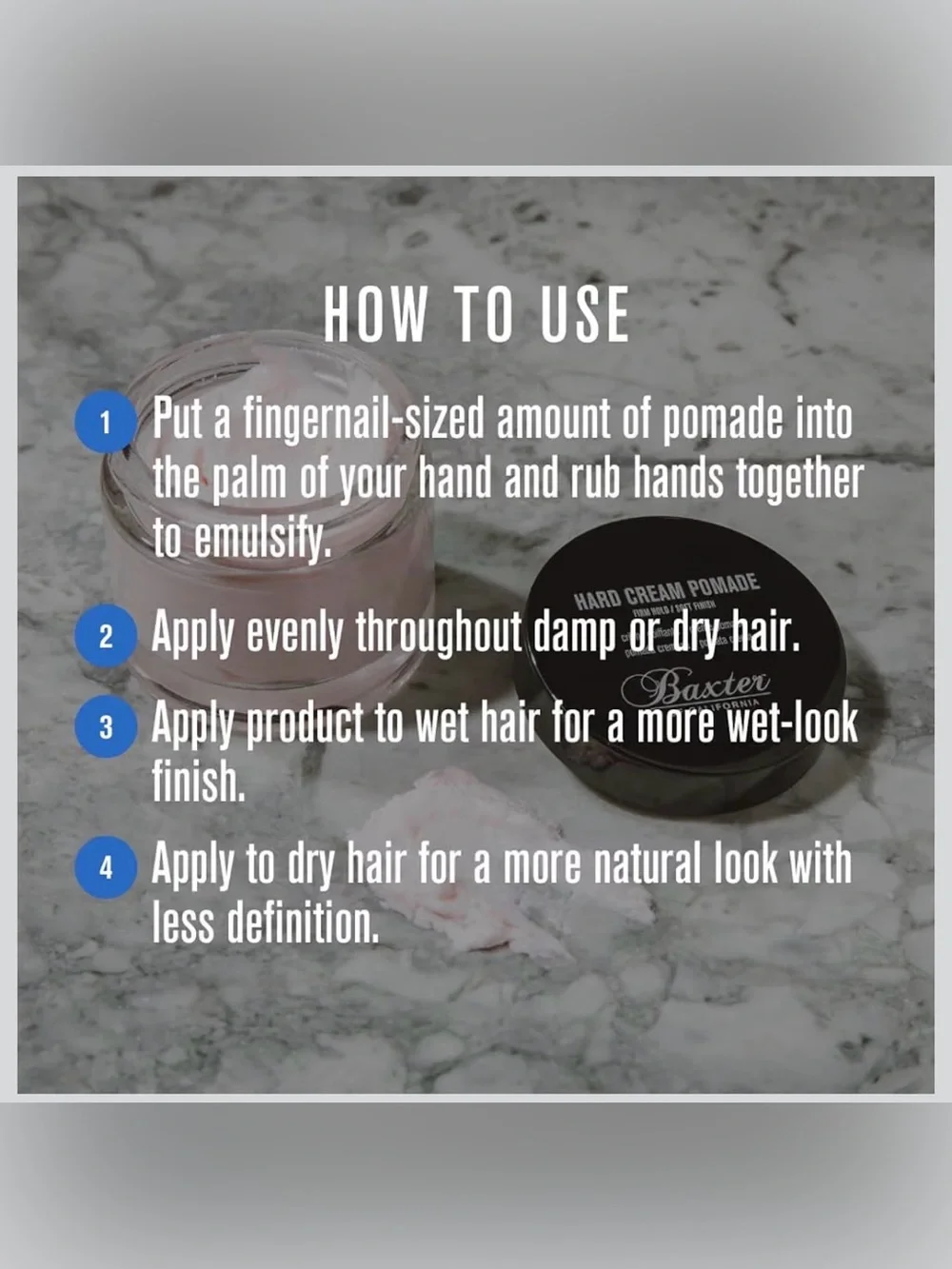 Baxter of California Hard Cream Pomade (NEW!)